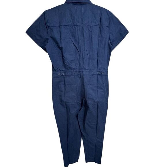Outerknown S.E.A. Suit Utility Dark Navy Short Sleeve Jumpsuit Medium NWT - Picture 2 of 11
